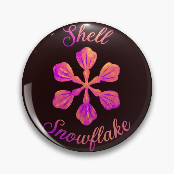 Item preview, The Electric Shell Snowflake: Neon Sunset Edition designed and sold by TrinovaCreates.