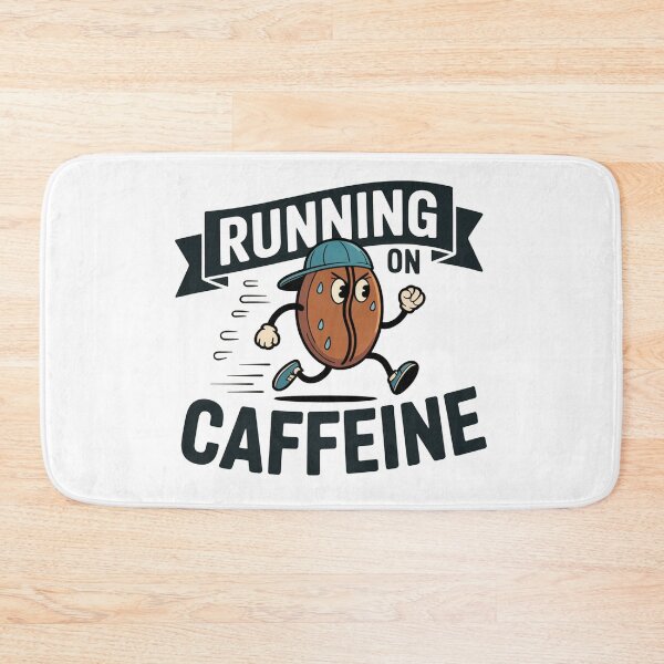 Item preview, Running on Caffeine Coffee Bean Design designed and sold by MonkiFlipp.