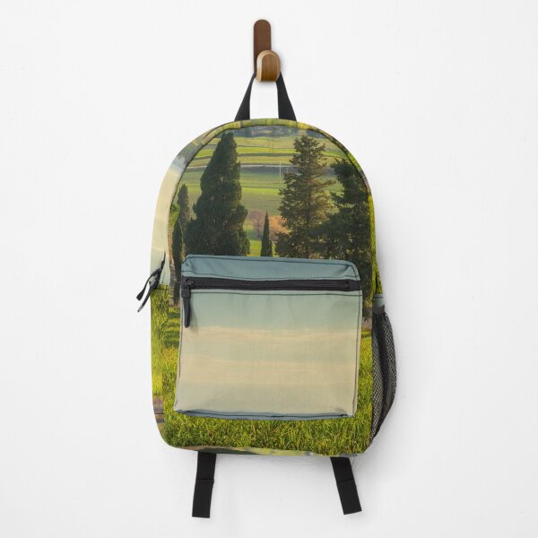 Item preview, Sunset landscape in Maremma. Cypress trees along the road to Casale Marittimo designed and sold by Stefano Orazzini.
