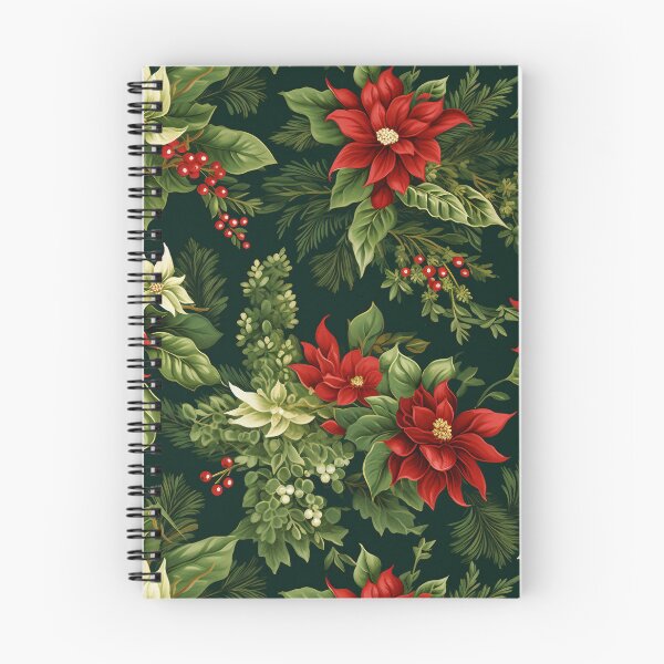 Item preview,  Christmas Berries White Flower Pattern - Christmas  Flower designed and sold by RoyalStarsPatts.