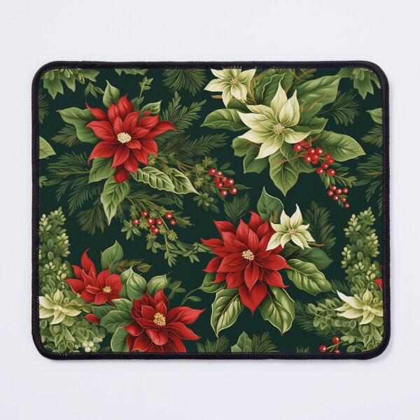 Item preview,  Christmas Berries White Flower Pattern - Christmas  Flower designed and sold by RoyalStarsPatts.