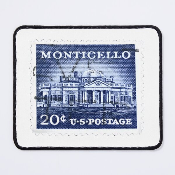 Item preview, Vintage USA Monticello Blue Postage Stamp designed and sold by red-amber65.