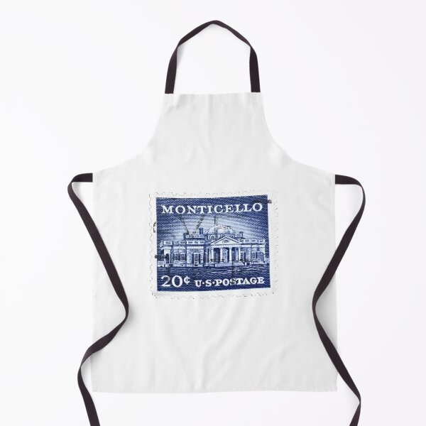 Item preview, Vintage USA Monticello Blue Postage Stamp designed and sold by red-amber65.
