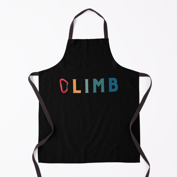 Item preview, Outdoor Adventure Colorful CLIMB Letters Carabiner Rock Climber Design designed and sold by GetGoodFit.