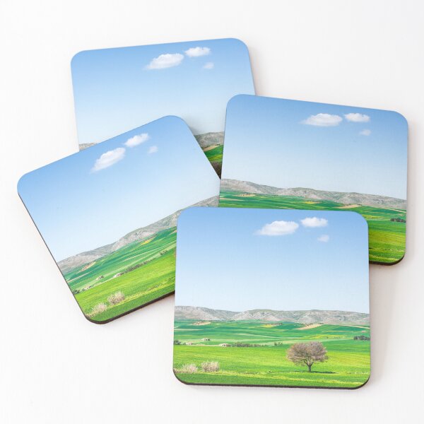 Item preview, Puglia countryside view, olive tree, fields and small clouds, Italy designed and sold by Stefano Orazzini.