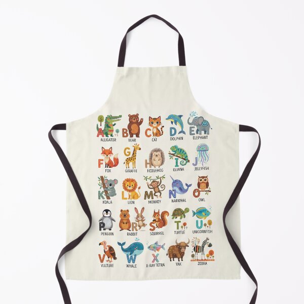 Item preview, Cute Animal Alphabet A–Z | Colourful Kids Learning Poster & Nursery Art designed and sold by ThePurpleMelon.
