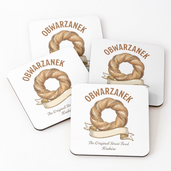 Item preview, Krakow's Famous Street Food - Vintage Obwarzanek Illustration designed and sold by Digital Dreams Arts.
