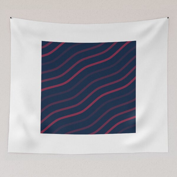 Item preview, Cute Purple Wavy Abstract Geometric Pattern designed and sold by RoyalStarsPatts.