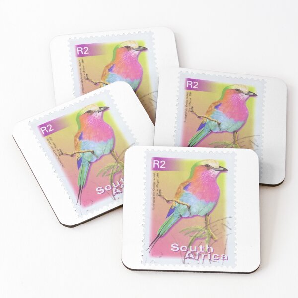 Item preview, South African Colourful Bird Vintage Postage Stamp designed and sold by red-amber65.