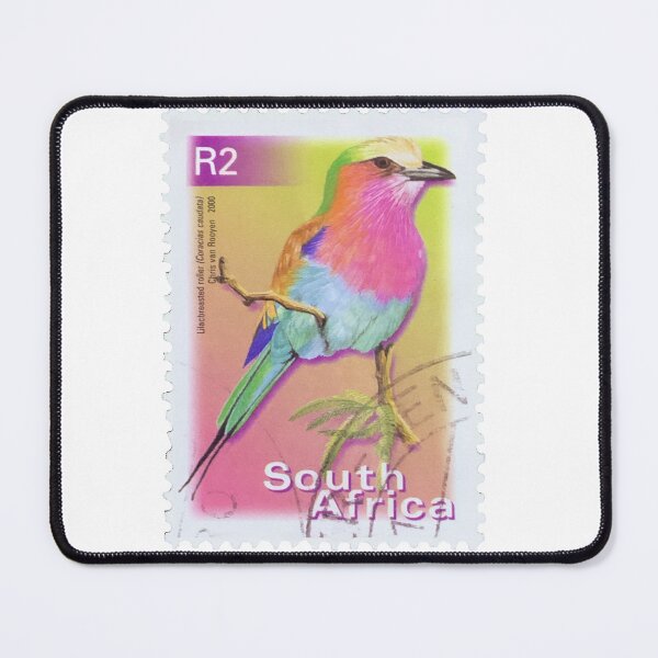Item preview, South African Colourful Bird Vintage Postage Stamp designed and sold by red-amber65.