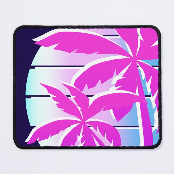 Item preview, Tropical Dreamscape Neon Palm Trees designed and sold by Avida2c.