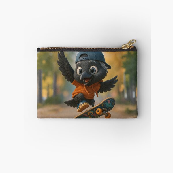 Item preview, Skater Jackdaw Crow designed and sold by Sillytoe.