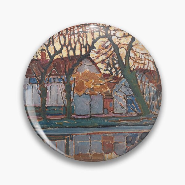 Item preview, Piet Mondrian - Farm Near Duivendrecht (c. 1916).png designed and sold by meldefiart.