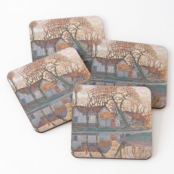 Item preview, Piet Mondrian - Farm Near Duivendrecht (c. 1916).png designed and sold by meldefiart.