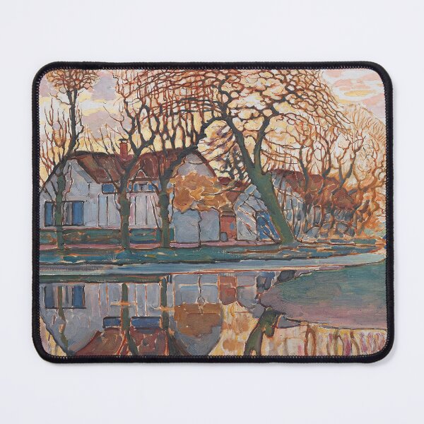 Item preview, Piet Mondrian - Farm Near Duivendrecht (c. 1916).png designed and sold by meldefiart.