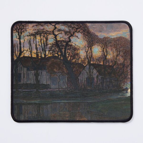Item preview, Piet Mondrian - Farm Near Duivendrecht, In The Evening designed and sold by meldefiart.