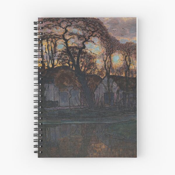 Item preview, Piet Mondrian - Farm Near Duivendrecht, In The Evening designed and sold by meldefiart.