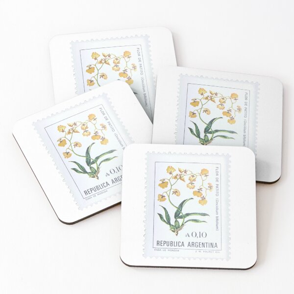 Item preview, Flor de Patito Argentinian Flower Vintage Postage Stamp designed and sold by red-amber65.
