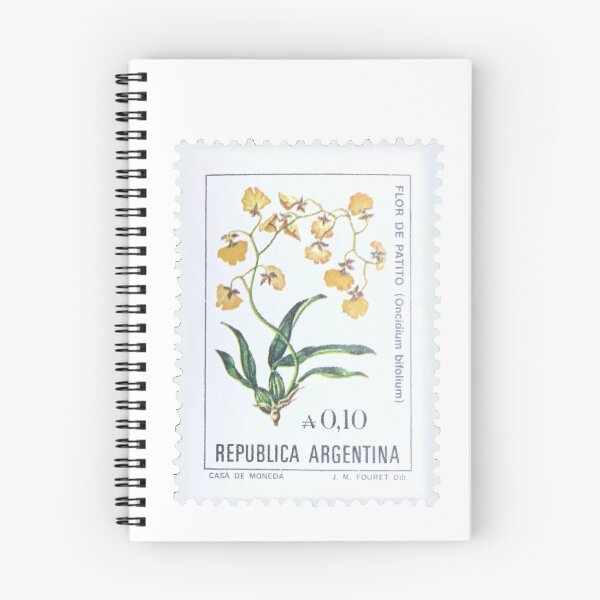 Item preview, Flor de Patito Argentinian Flower Vintage Postage Stamp designed and sold by red-amber65.