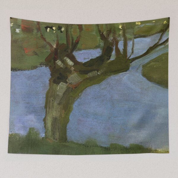 Item preview, Piet Mondrian - Irrigation Ditch With Mature Willow designed and sold by meldefiart.