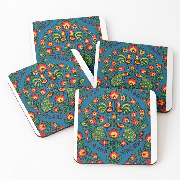 Item preview, Poland Folk Art - Krakow Wycinanki Rooster & Peacock Pattern designed and sold by Digital Dreams Arts.