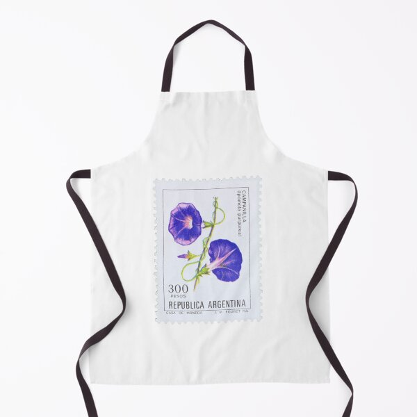 Item preview, Purple Campanilla Bellflower Argentinian Vintage Postage Stamp designed and sold by red-amber65.