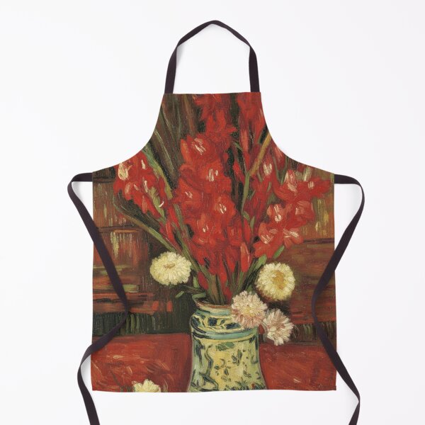 Item preview, Van Gogh Vase with Red Gladioli designed and sold by Vicky Brago-Mitchell®.