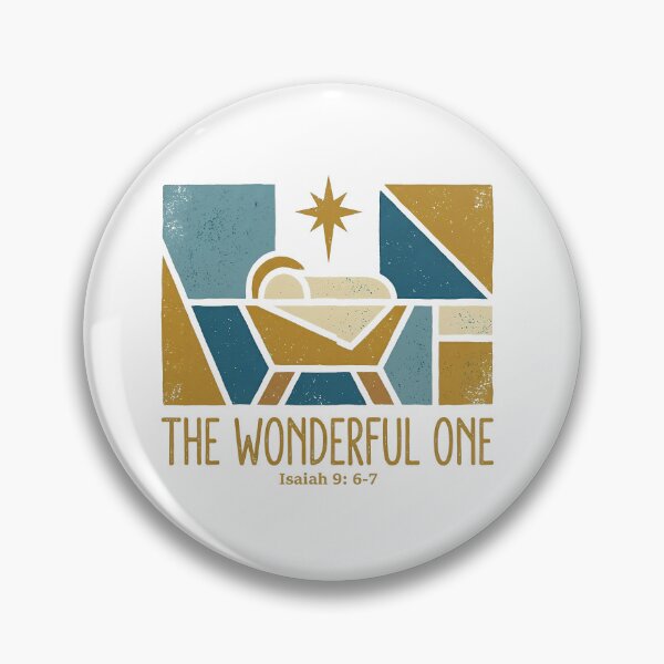 Item preview, Nativity Manger Art – The Wonderful One (Isaiah 9:6-7) designed and sold by ThePurpleMelon.