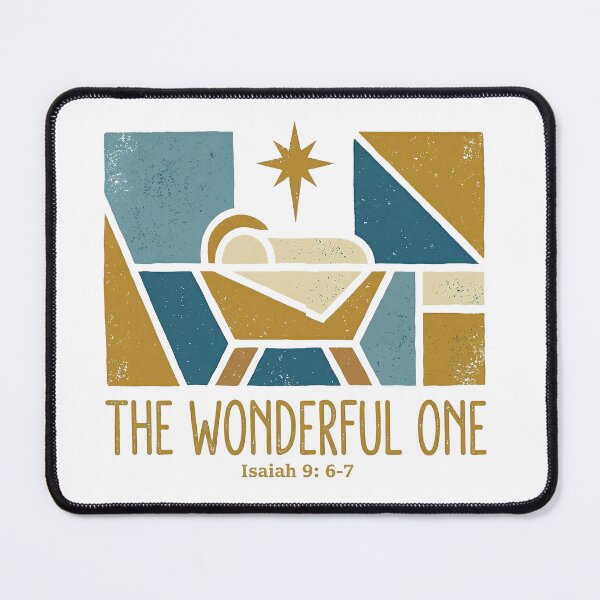 Item preview, Nativity Manger Art – The Wonderful One (Isaiah 9:6-7) designed and sold by ThePurpleMelon.