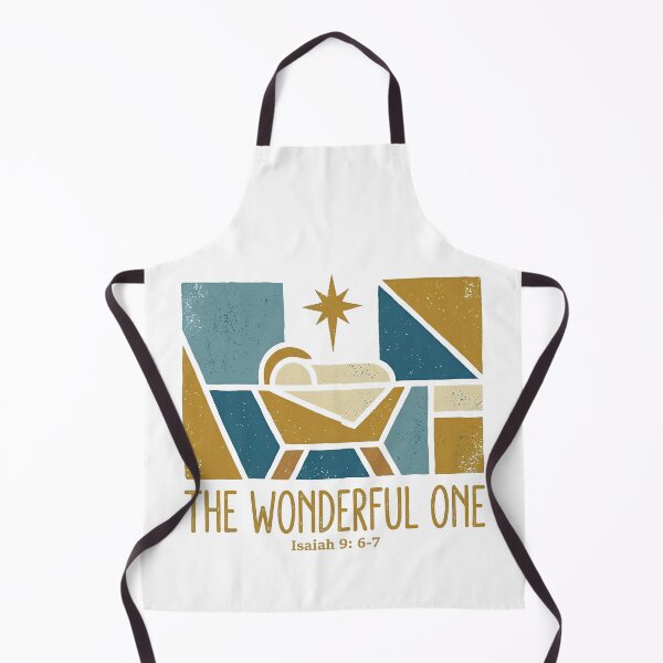 Item preview, Nativity Manger Art – The Wonderful One (Isaiah 9:6-7) designed and sold by ThePurpleMelon.