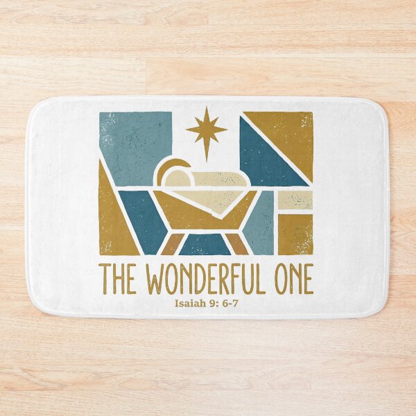 Item preview, Nativity Manger Art – The Wonderful One (Isaiah 9:6-7) designed and sold by ThePurpleMelon.