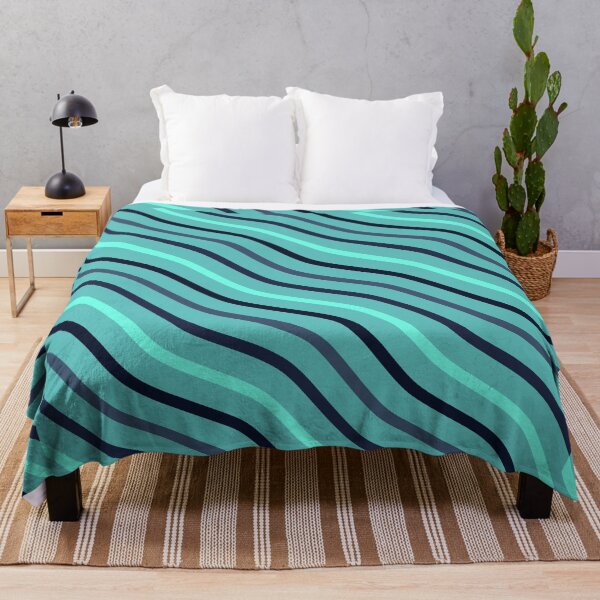 Item preview, Beautiful Blue Stripes Abstract Geometric Pattern - Cute designed and sold by RoyalStarsPatts.