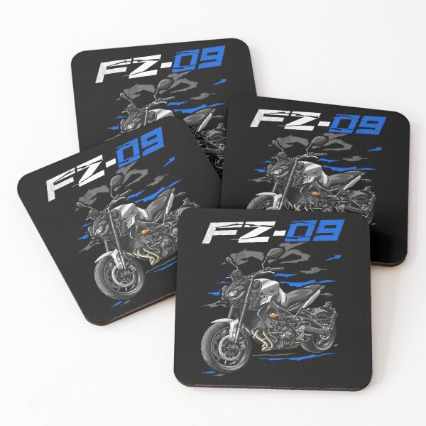 Item preview, Yamaha FZ-09 2017 (Intensity White) for Motorcycle Riders designed and sold by MotoApparelHub.