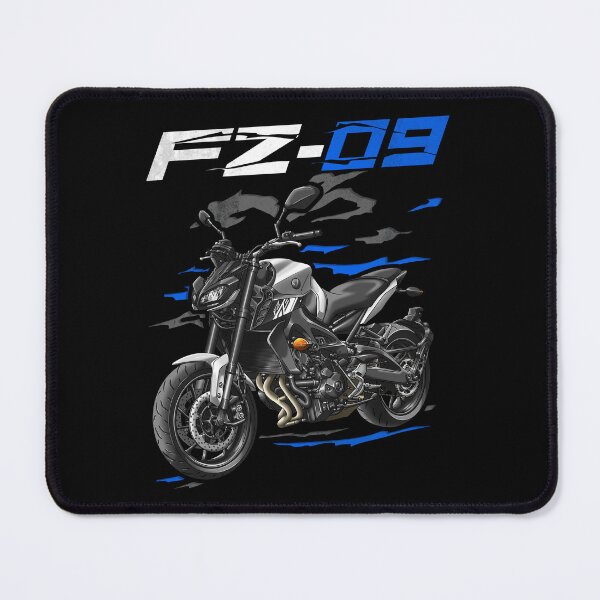 Item preview, Yamaha FZ-09 2017 (Intensity White) for Motorcycle Riders designed and sold by MotoApparelHub.