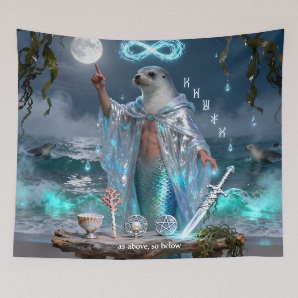 Item preview, The Selkie Magician: Ocean Magic & Manifestation designed and sold by SoniaSarkali.