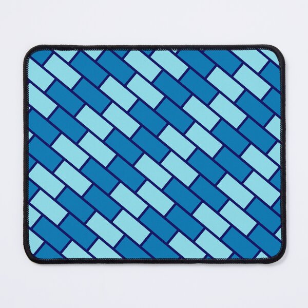 Item preview, Stunning Blue Abstract Geometric Stripes Pattern - Cute designed and sold by RoyalStarsPatts.
