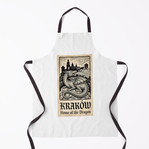Item preview, Krakow, Home of the Dragon - Wawel Dragon (Smok Wawelski) Woodcut Art designed and sold by Digital Dreams Arts.