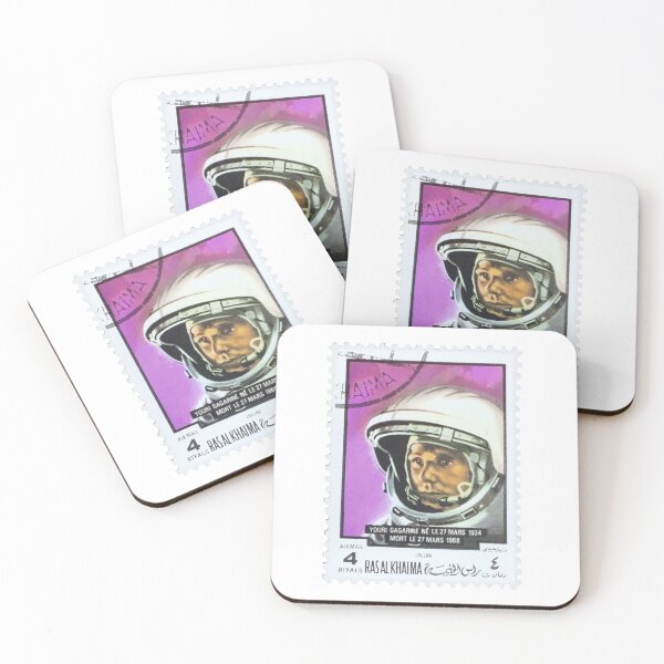 Item preview, Russian 1961 Astronaut Pink Vintage Postage Stamp designed and sold by red-amber65.