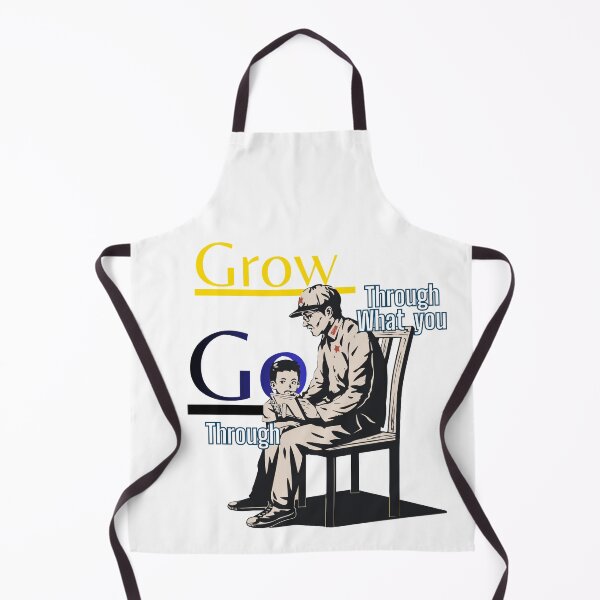 Item preview, Grow Through What You Go Through – Inspirational Father & Son Artwork designed and sold by FreeArtStyle.