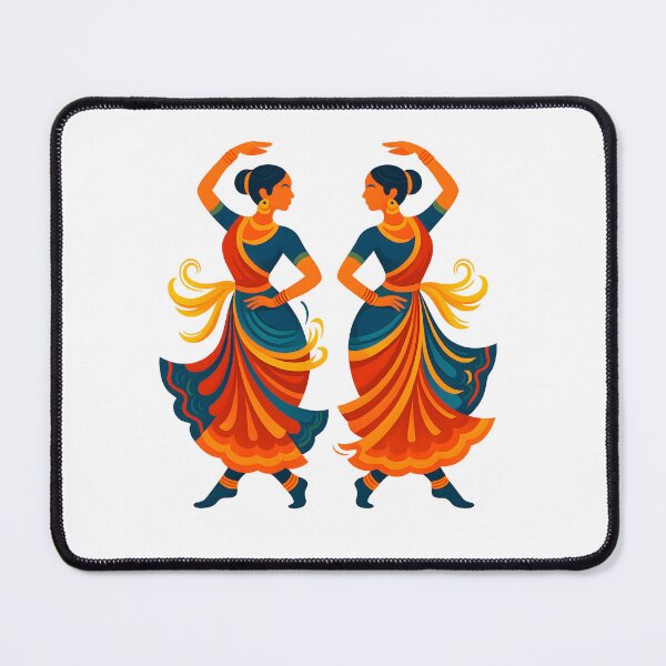 Item preview, Grace in Motion: Symmetrical Indian Folk Dance Silhouettes designed and sold by Haus Of K.