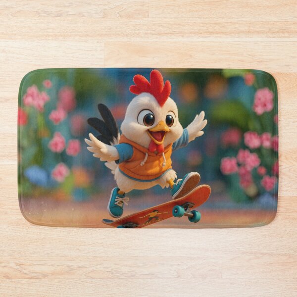 Item preview, Skater Japanese Bantam Chicken designed and sold by Sillytoe.