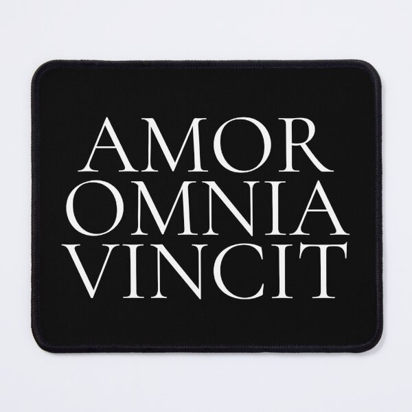 Item preview, Amor Omnia Vincit – Latin Quote (White Text) designed and sold by LupusWorks.
