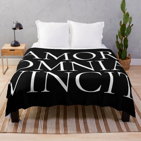 Item preview, Amor Omnia Vincit – Latin Quote (White Text) designed and sold by LupusWorks.