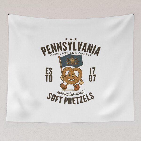 Item preview, Pennsylvania : overcast and overly opinionated about soft pretzels designed and sold by Peerless-Prime.