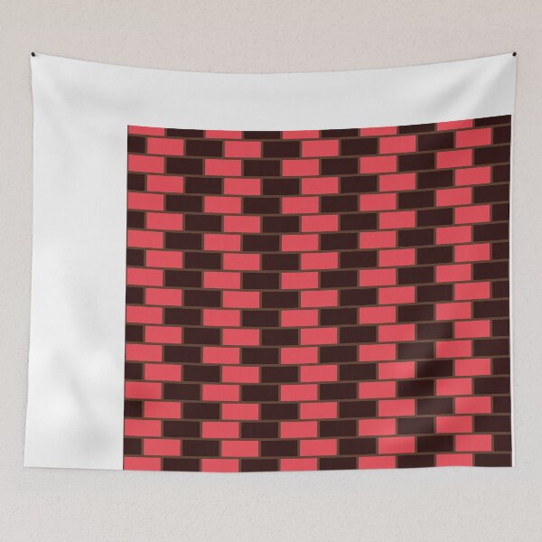 Item preview, Cute Striped  Brick herringbone Interlocking  Abstract Geomeric Shape Pattern designed and sold by RoyalStarsPatts.
