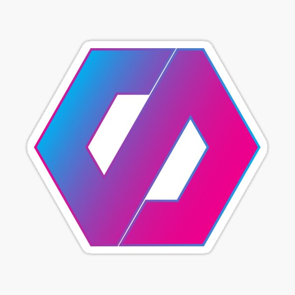 David Sprinkle's "DPS" Logo (My Favorite Gradient Version) Sticker
