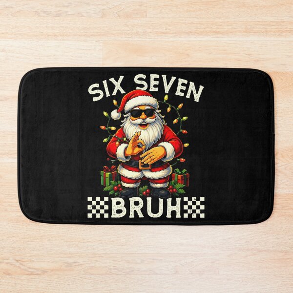 Artikelvorschau, Weihnachten Weihnachtsmann 67 Meme Six Seven Bruh entworfen und verkauft von AdelinaPi.