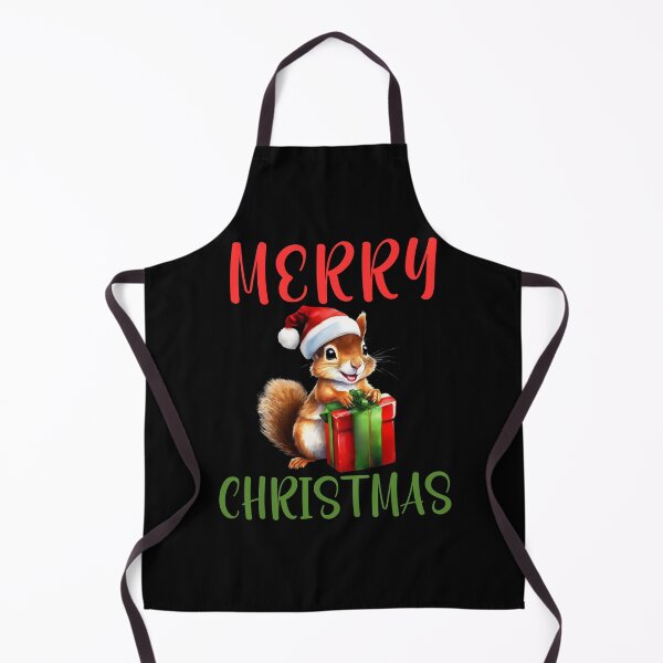 Item preview, Cute Christmas Squirrel - Merry Christmas designed and sold by FurrFunPrints.