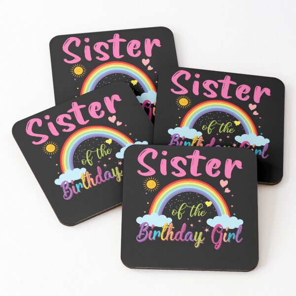 Item preview, Sister Of The Birthday Girl Rainbow Birthday Matching Family designed and sold by TysonLangosh.