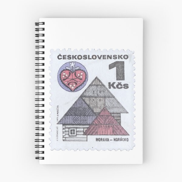 Item preview, Morava House Czech Republic Slovakia Vintage Postage Stamp designed and sold by red-amber65.